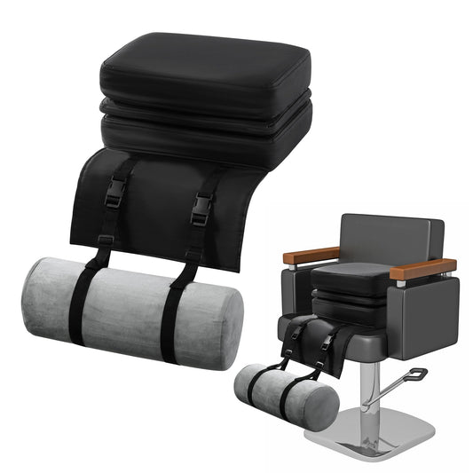 Height Adjustable Kids Booster Seat - Black